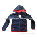 Kids' Soft-shell Jacket, Made of 94% Polyester, 6% Elastane